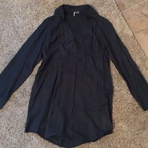 Forest green long sleeved dress